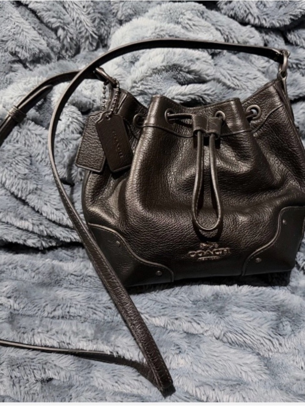 Coach crossbody in black.